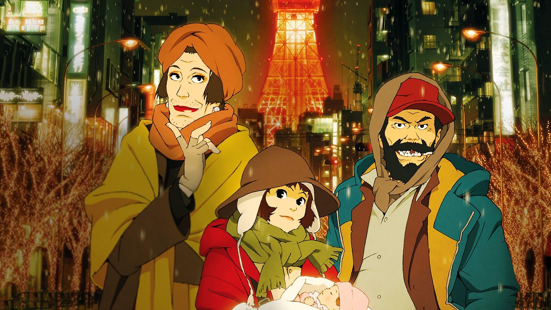 Tokyo Godfathers (Image via Madhouse)